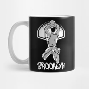 Brooklyn basketball  bklyn new york basketball Mug